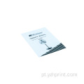 Manual de instrução de impressão personalizada cartões de visita e folhetos